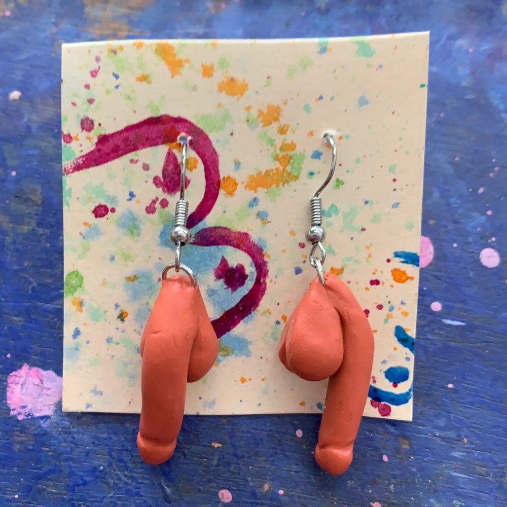 Penis Earrings